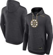 FANATICS Men's Fanatics Heather Charcoal Boston Bruins Authentic Pro Tech Pullover Hoodie