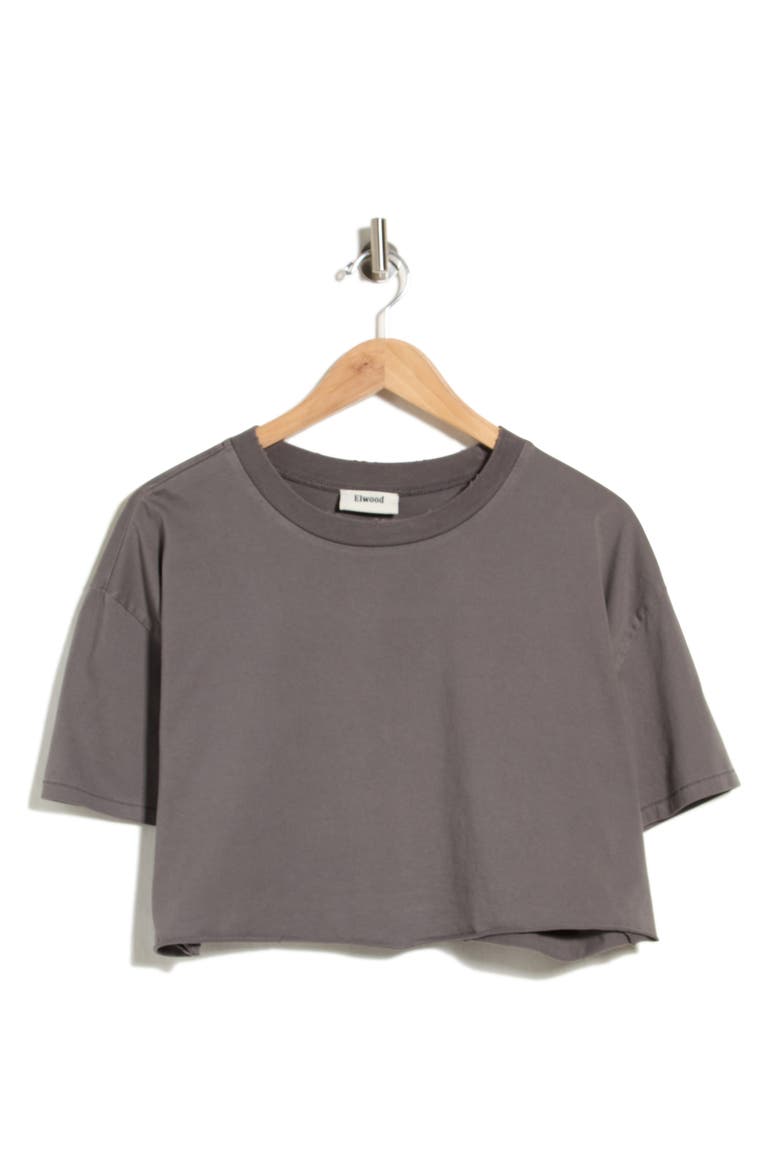 Organic Cotton Oversize Baby T-Shirt, Main, color, VINTAGE BLACK