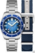 SPINNAKER x Dolphin Project Croft Midsize Automatic Aqua Play Watch Set, 40mm
