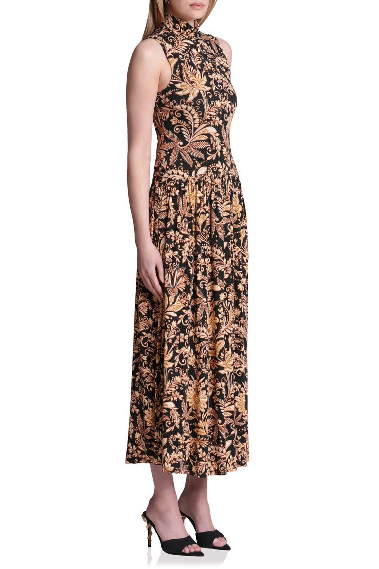 Paisley Floral Sleeveless Knit Dress, Alternate, color, MIDNIGHT FLOWERS