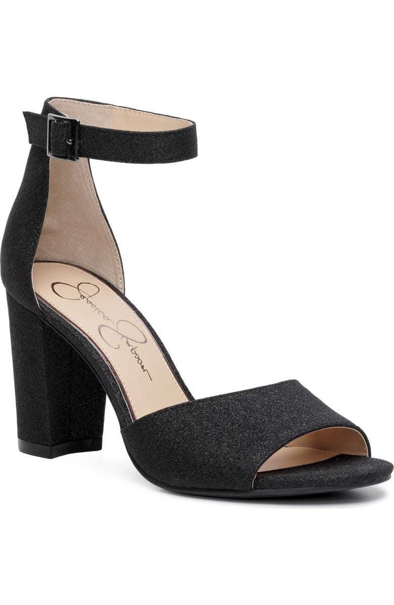 Jessica Simpson Sherron Sandal, Main, color, Black/ Black