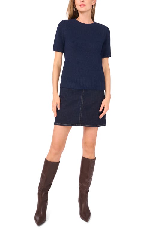 Vince Camuto Puff Sleeve Sweater In Blue
