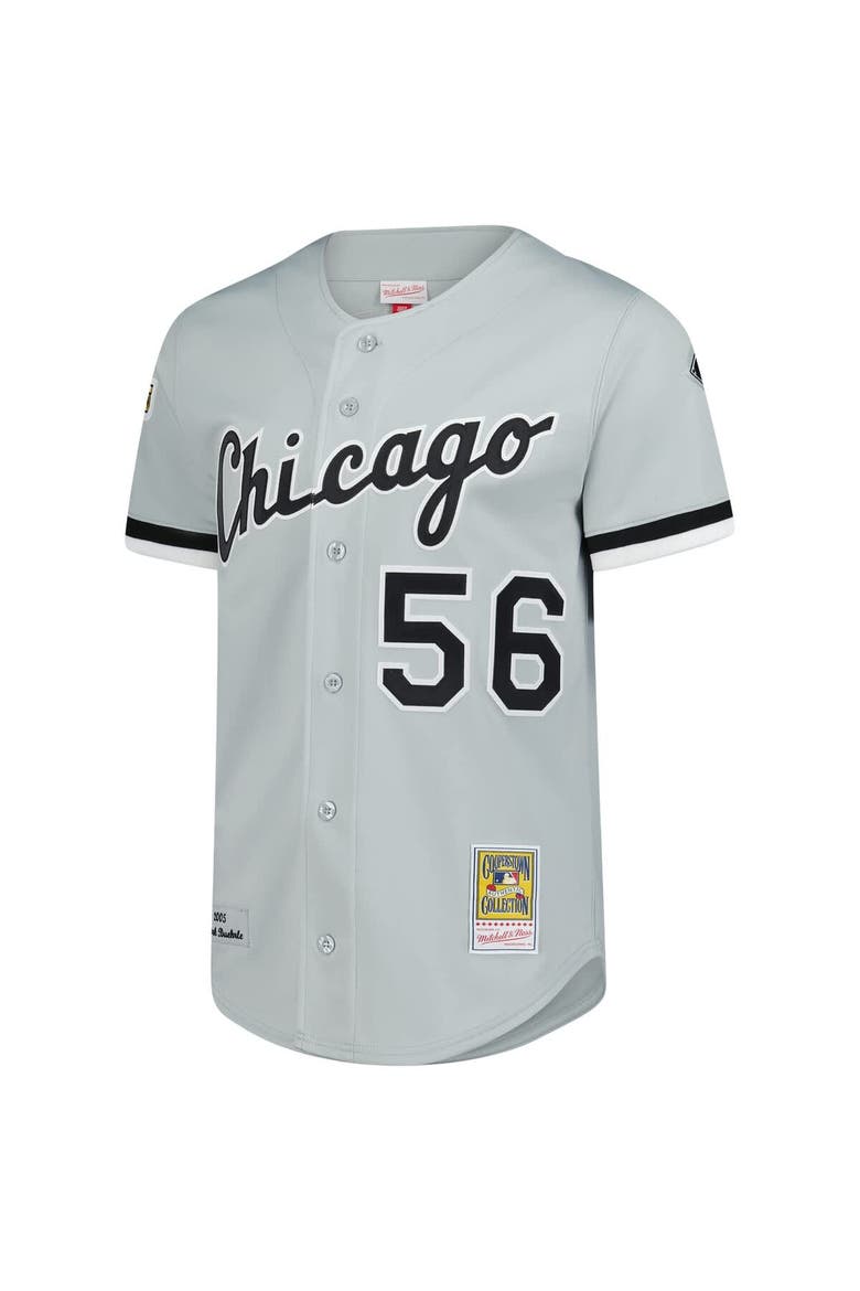 Men's Mitchell & Ness Mark Buehrle Gray Chicago White Sox 2005 Throwback Authentic Jersey, Alternate, color, Gray