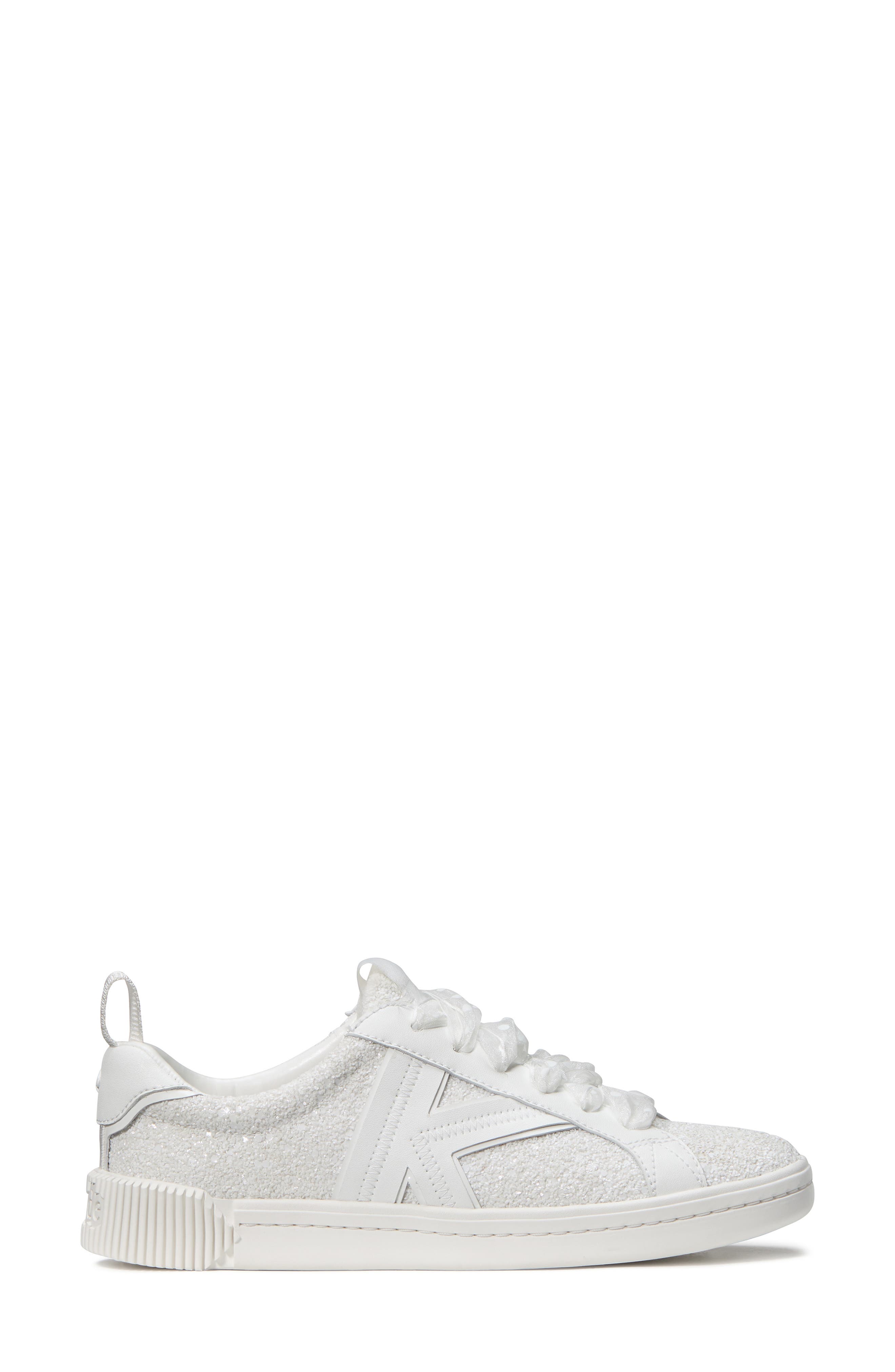 Kate Spade New York k as in kate downtown sneaker, Alternate, color, True White