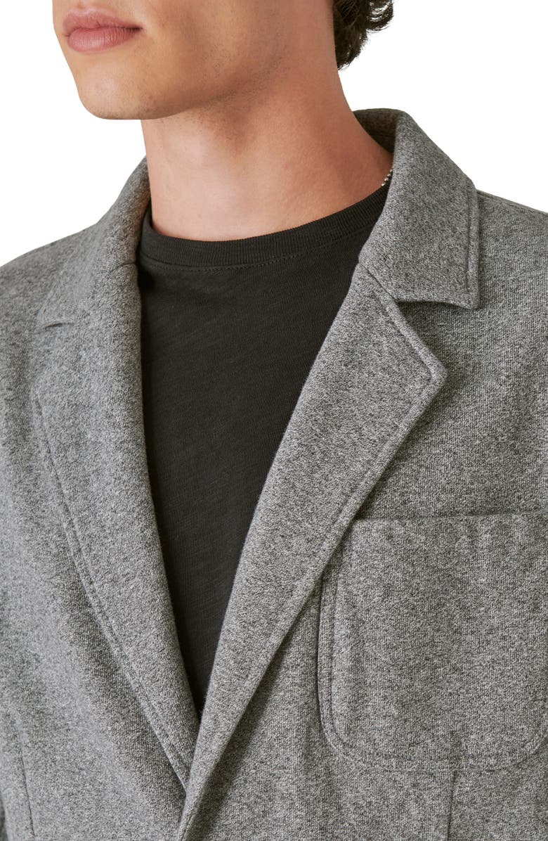 Lucky Brand Two-Button Knit Blazer, Alternate, color, 