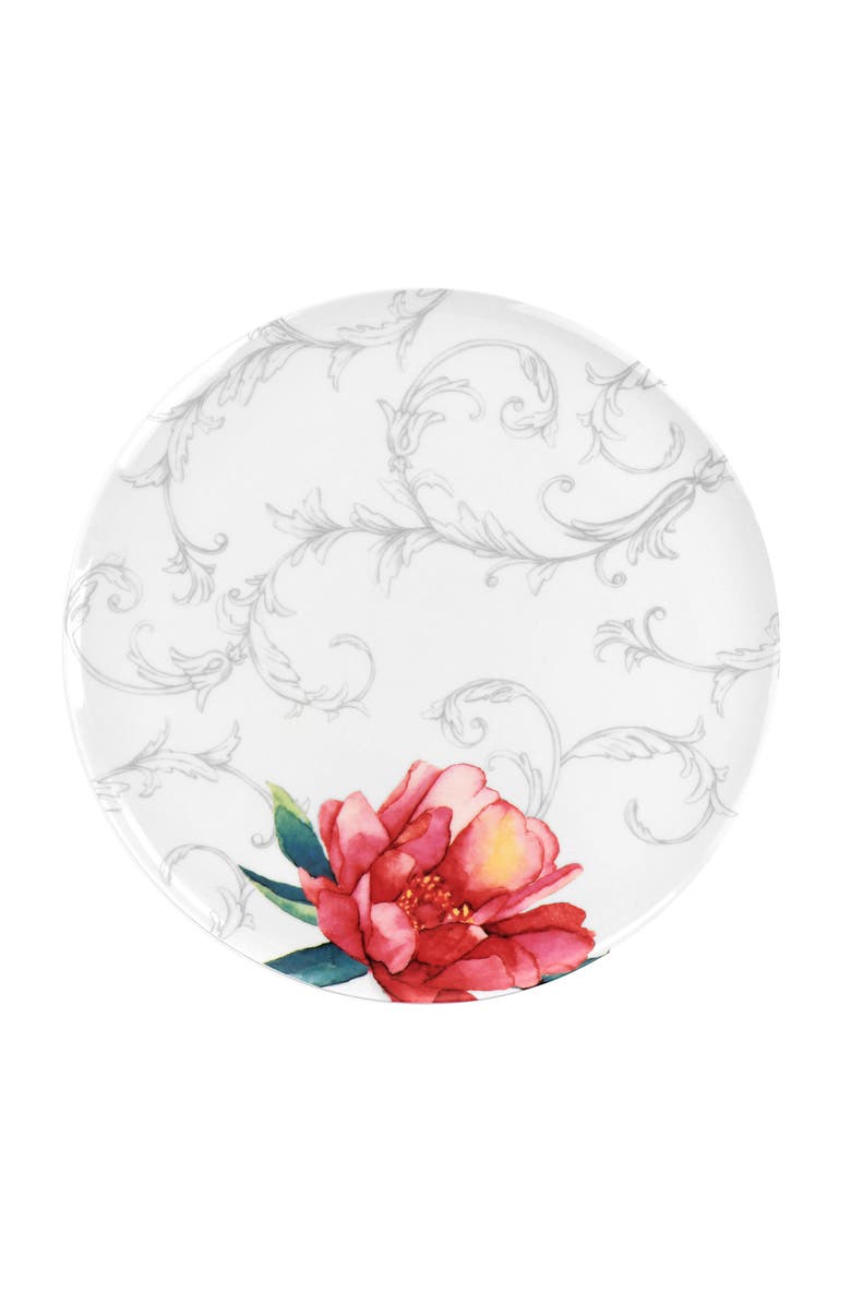 MARTHA STEWART Fine Ceramic Cake Plate, Alternate, color, White