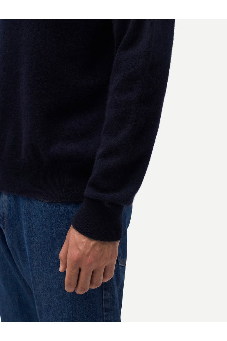 Timeless Crewneck Cashmere Sweater, Alternate, color, navy blazer