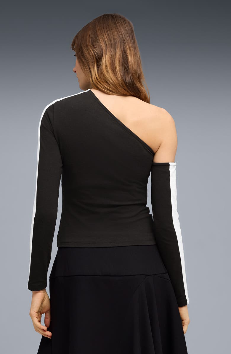 PUMA T7 Off the Shoulder Long Sleeve Top, Alternate, color, 