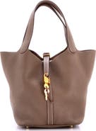 Pre-Owned Hermes Picotin Lock Bag Clemence Mm
