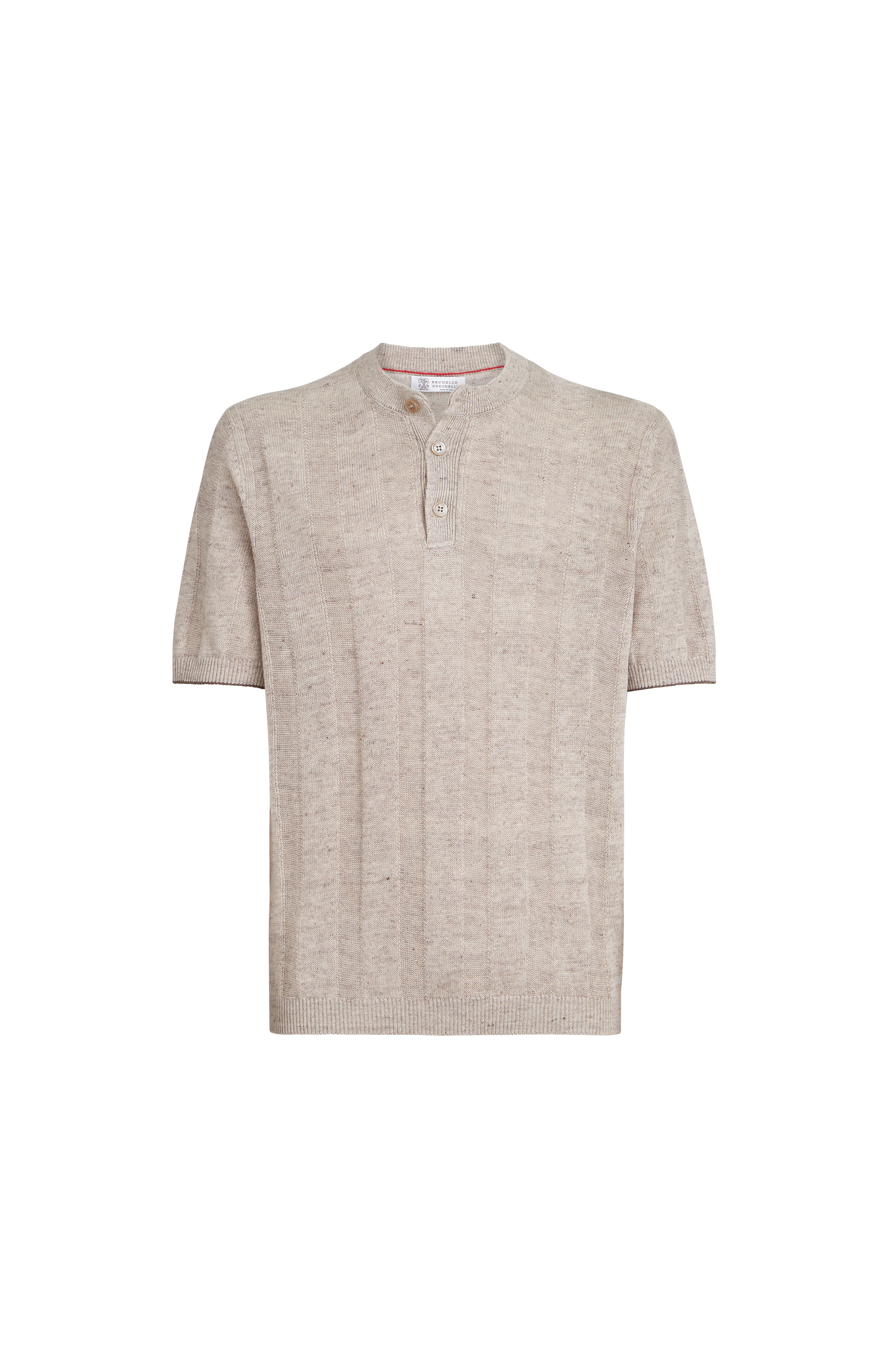 Henley collar T-shirt - image 2
