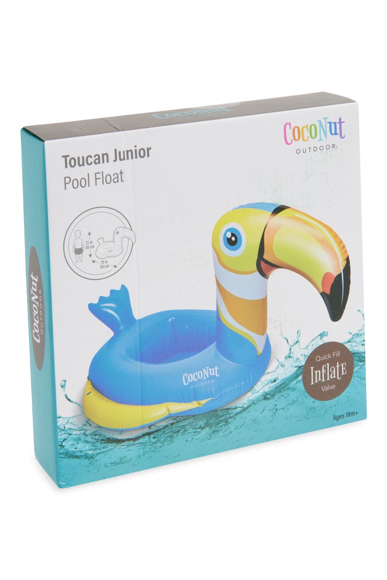 Junior Toucan Pool Float, Main, color, BLUE