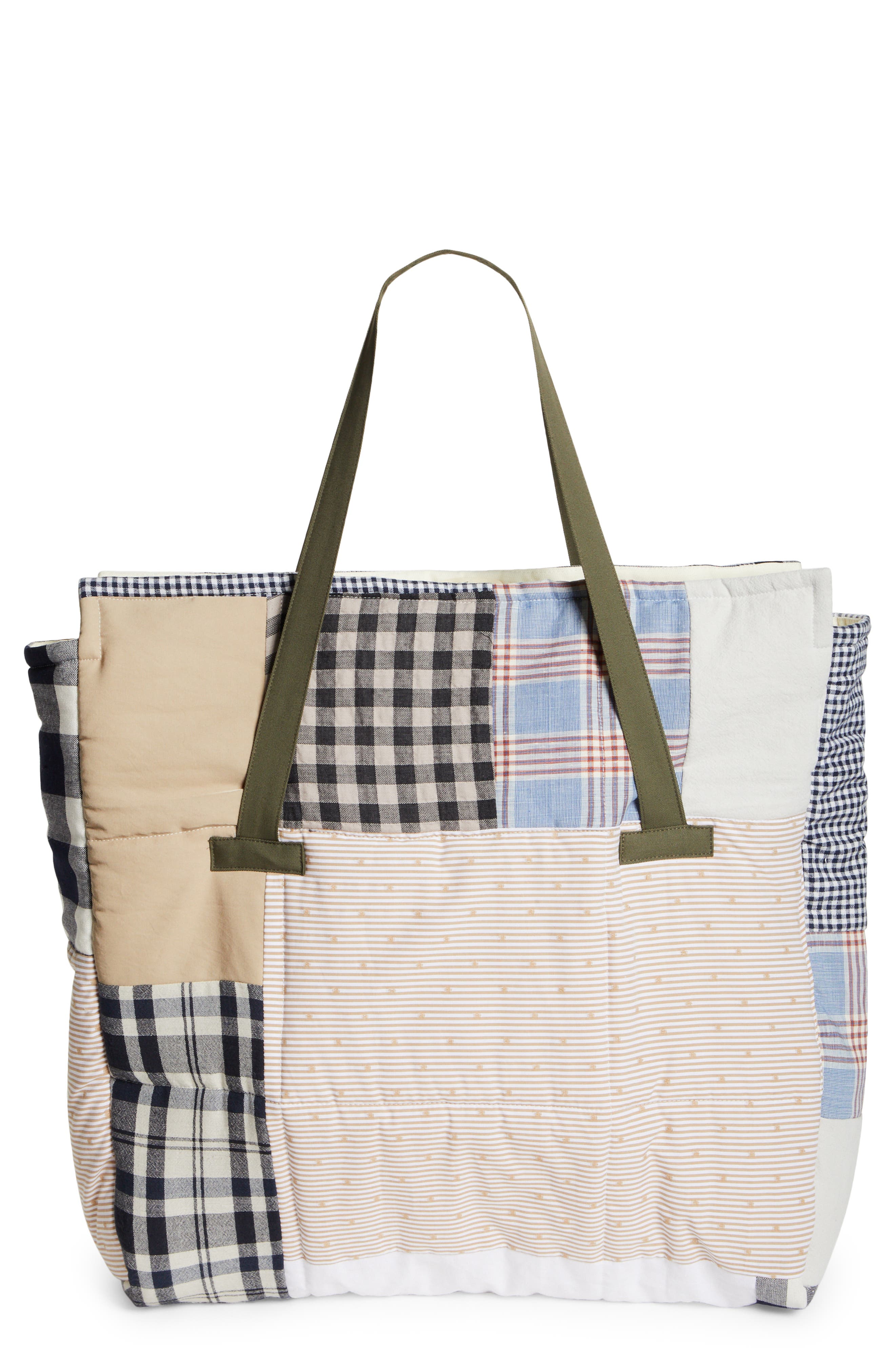 La Réunion One of a Kind Quilted Tote Bag, Main, color, 