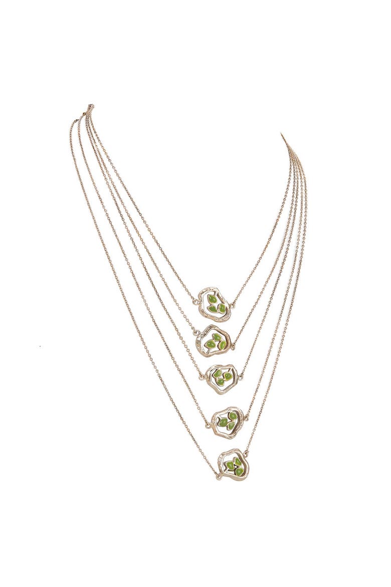 TERRA LAYERED NECKLACE, Alternate, color, Gold Plated