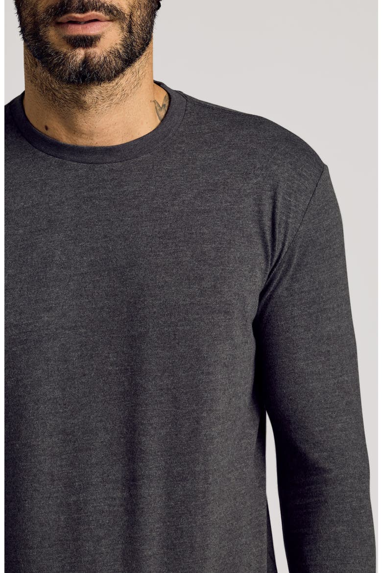 Tall Classic Long Sleeve T-Shirt, Alternate, color, CHARCOAL GREY