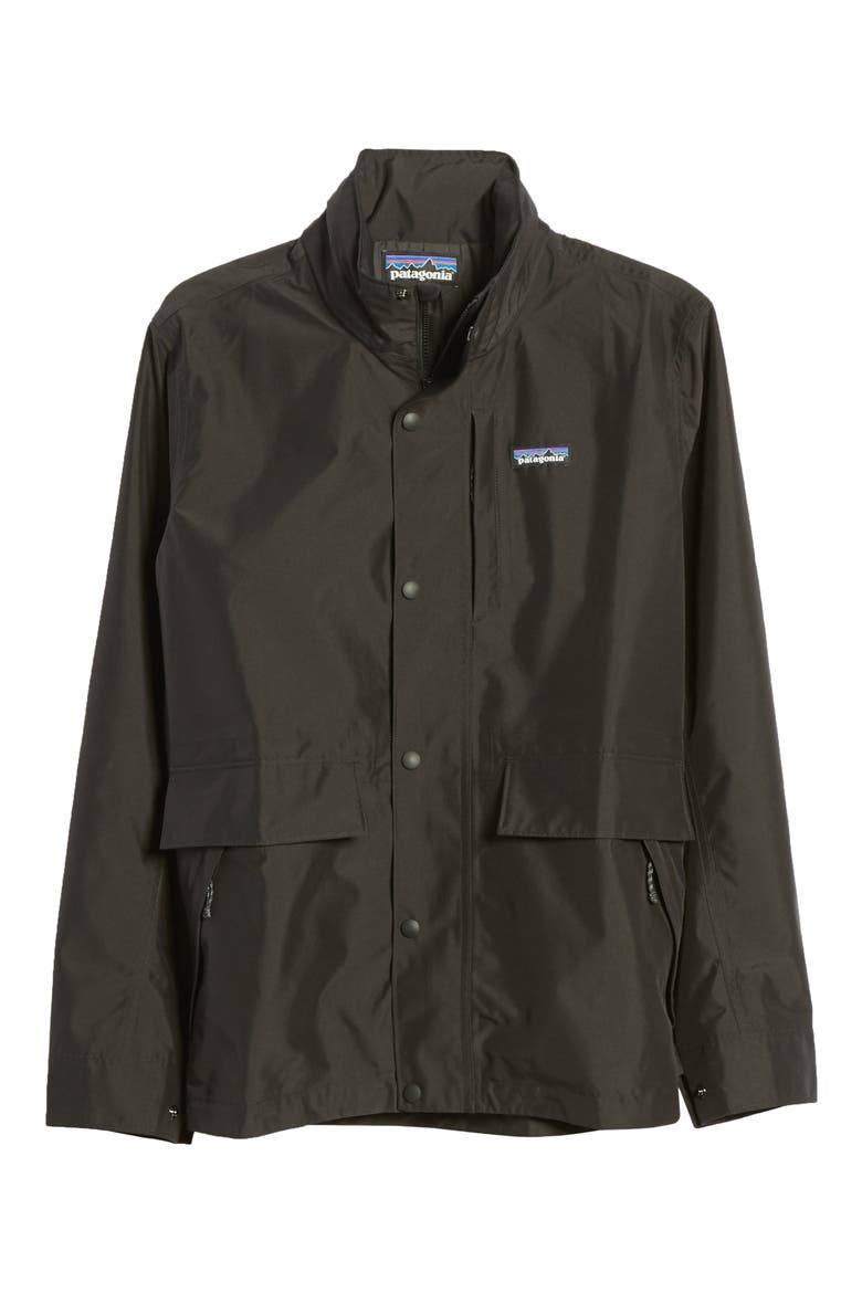 Light Storm Water Repellent Jacket, Alternate, color, BLACK