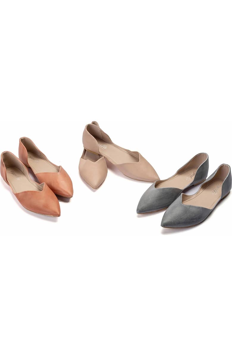 ANTELOPE Thea Pointed Toe Flat, Alternate, color, Blush