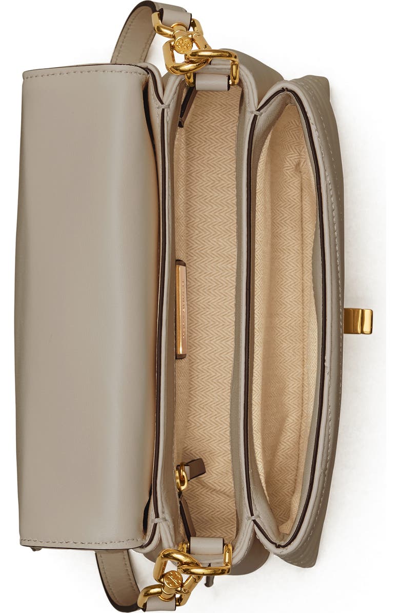 Tory Burch Kira Chevron Quilted Leather Top Handle Satchel, Alternate, color,