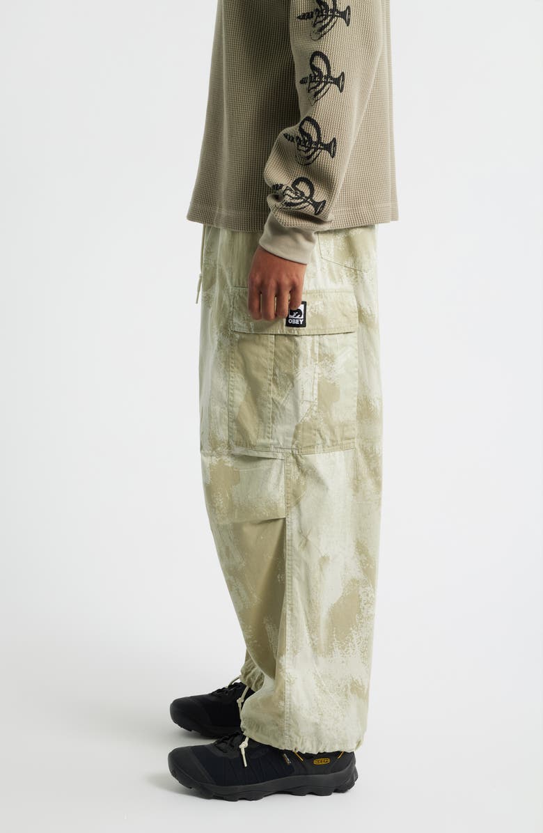 Obey Giant Cargo Pants, Alternate, color, Brushed Camo