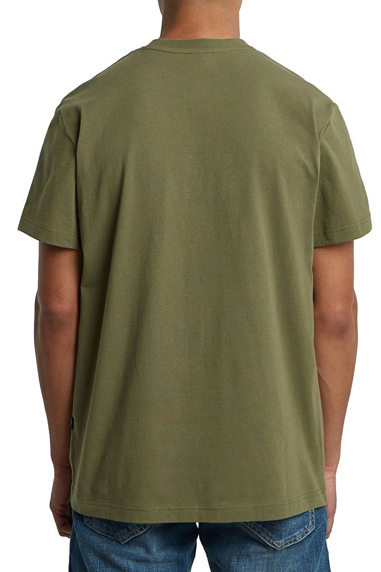 Felt Logo Organic Cotton Graphic T-Shirt, Alternate, color, SHADOW OLIVE