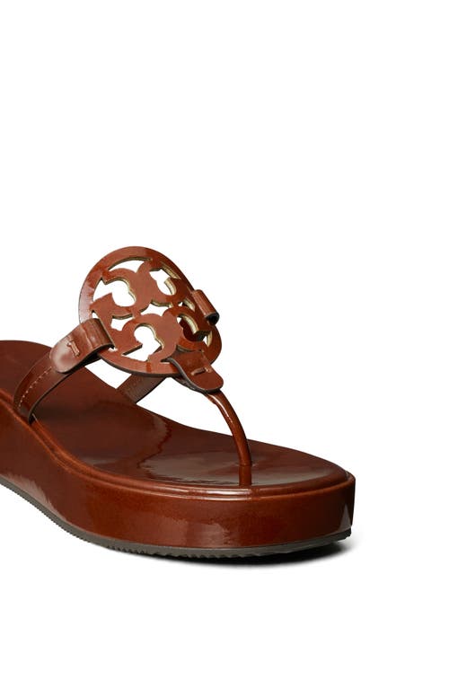 Tory Burch Miller Platform Sandal In Brown