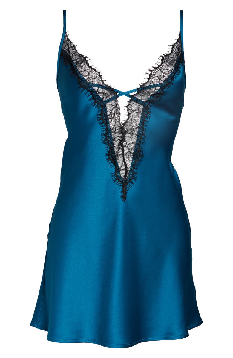 Ann Summers Cherryann Lace Trim Satin Chemise, Alternate, color, 