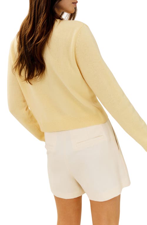 REFORMATION REFORMATION CLARA CASHMERE & WOOL CREW CARDIGAN