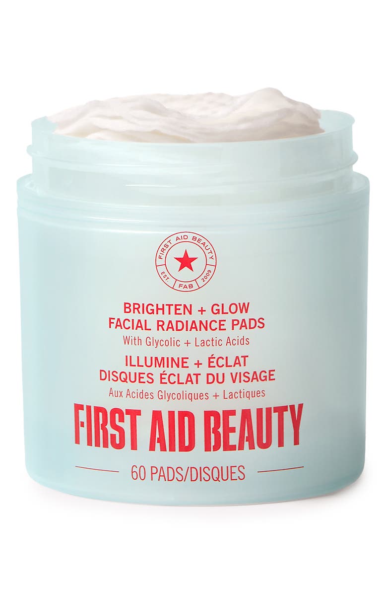 First Aid Beauty Brighten N Glow Facial Radiance Pads, Main, color, 