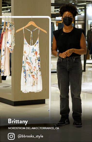 In Bloom by Jonquil Floral Lace Hem Chemise (Women) | Nordstromrack