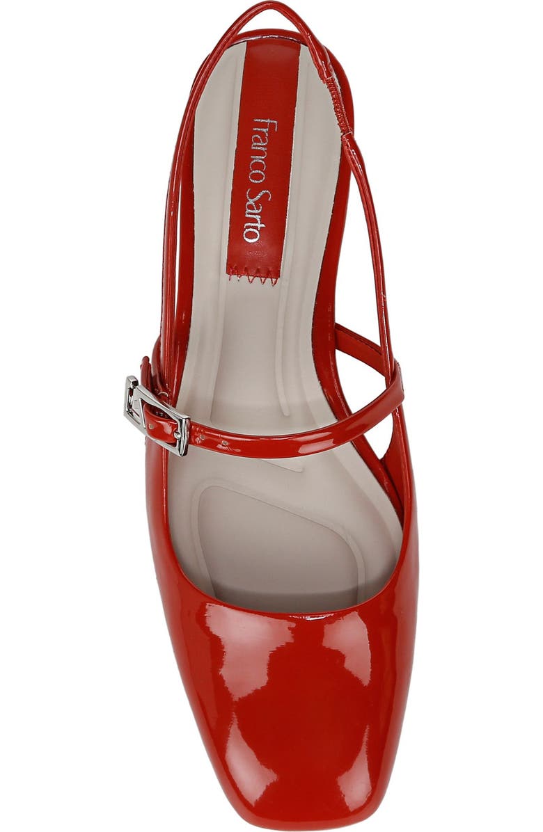 Franco Sarto Destin Slingback Flat, Alternate, color, Red