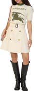 Burberry Gabardine Trench Mini Skirt