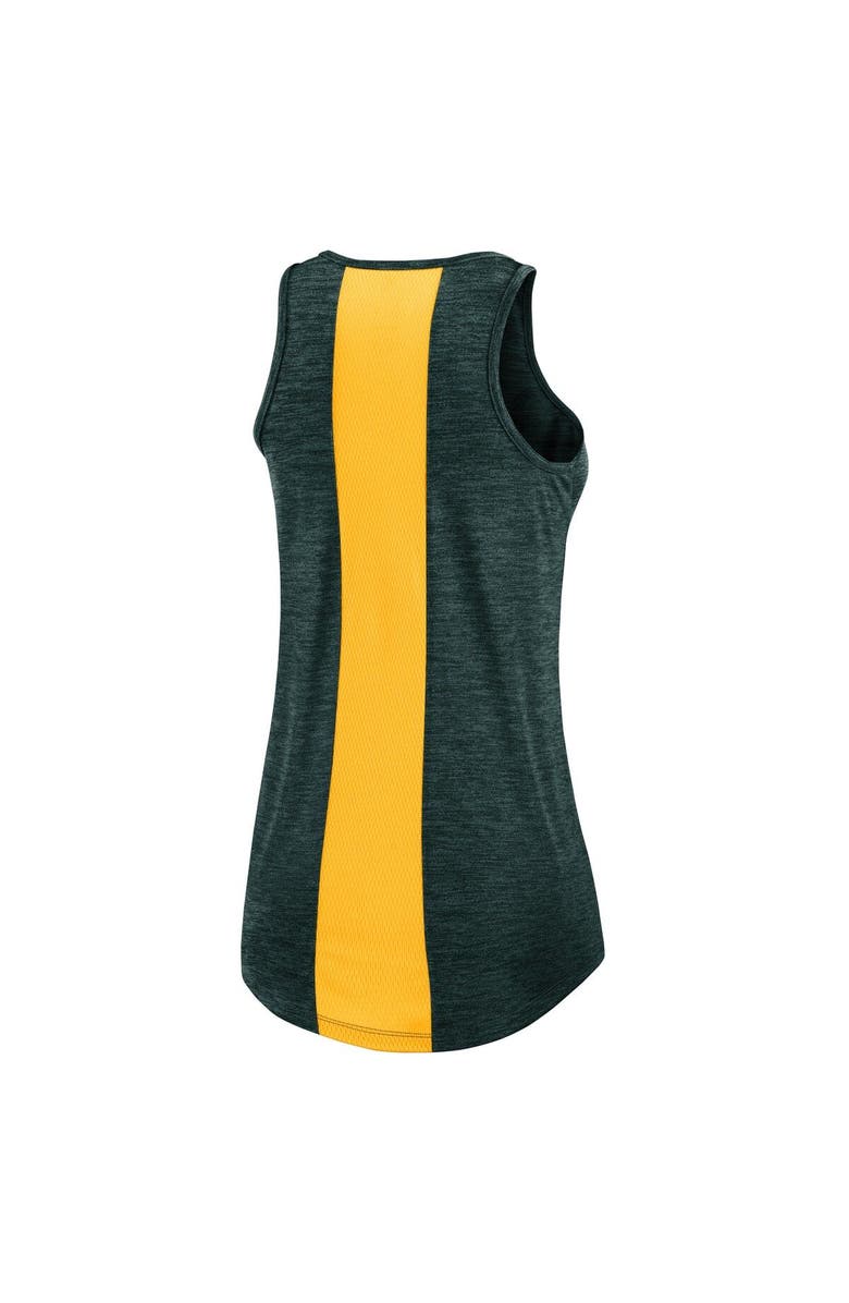 Nike Women's Nike Green Oakland Athletics Right Mix High Neck Tank Top, Alternate, color, 