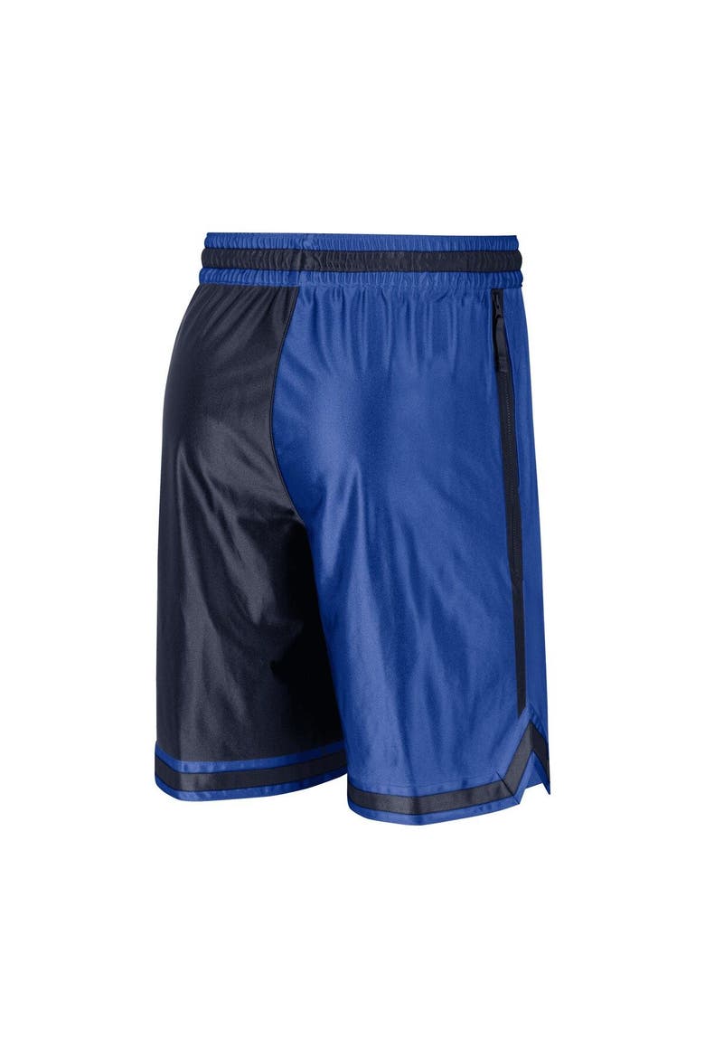 Men's Nike Navy/Blue Dallas Mavericks Courtside Versus Force Split DNA Performance Shorts, Alternate, color, Navy