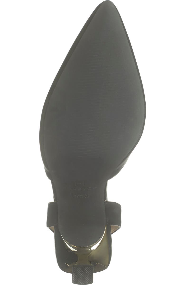 H HALSTON Gala Metallic Heel Slingback Pump, Alternate, color,