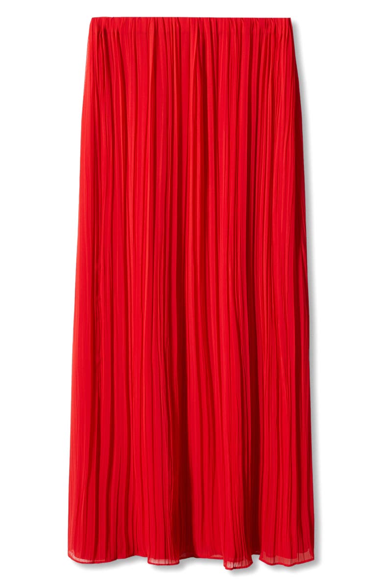 MANGO Pleated Maxi Skirt, Alternate, color, 