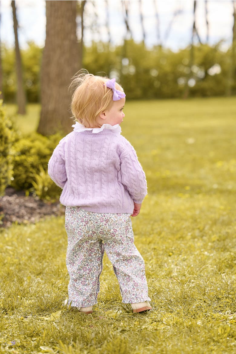 Kids' Classic Cashmere Blend Cardigan, Alternate, color, Lavender