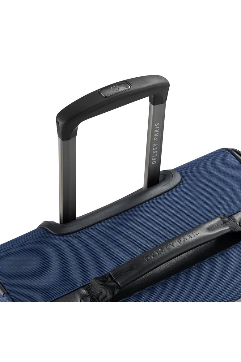 Wagram Softside Expandable 26" Medium Checked Spinner Luggage, Alternate, color, Navy