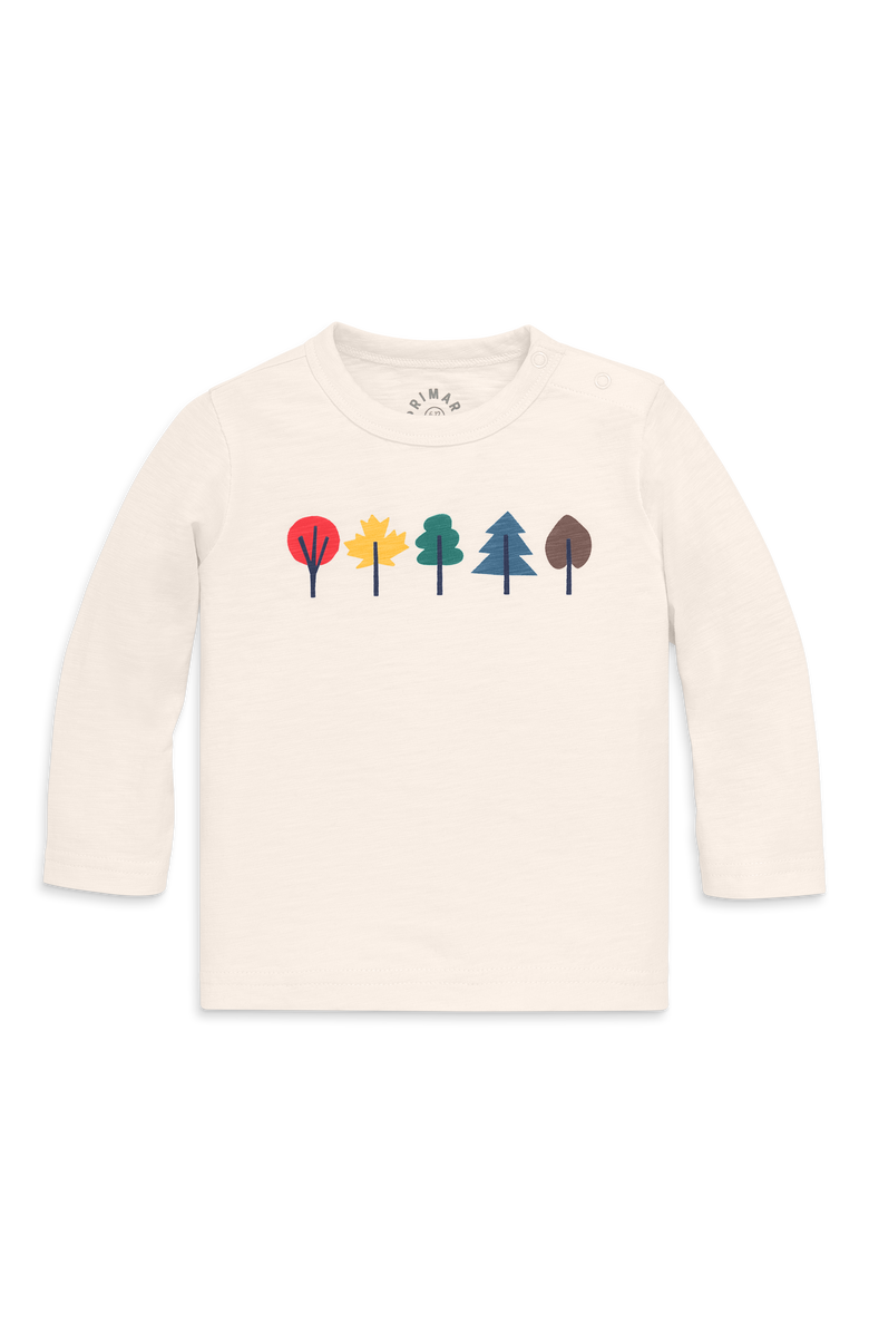 Primary Baby Long Sleeve Foliage Tee, Main, color, 