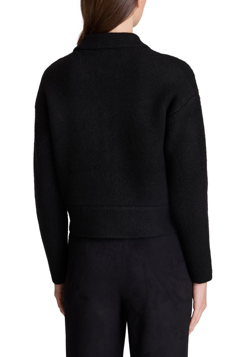Utility Knit Jacket, Alternate, color, BLACK HEATHER