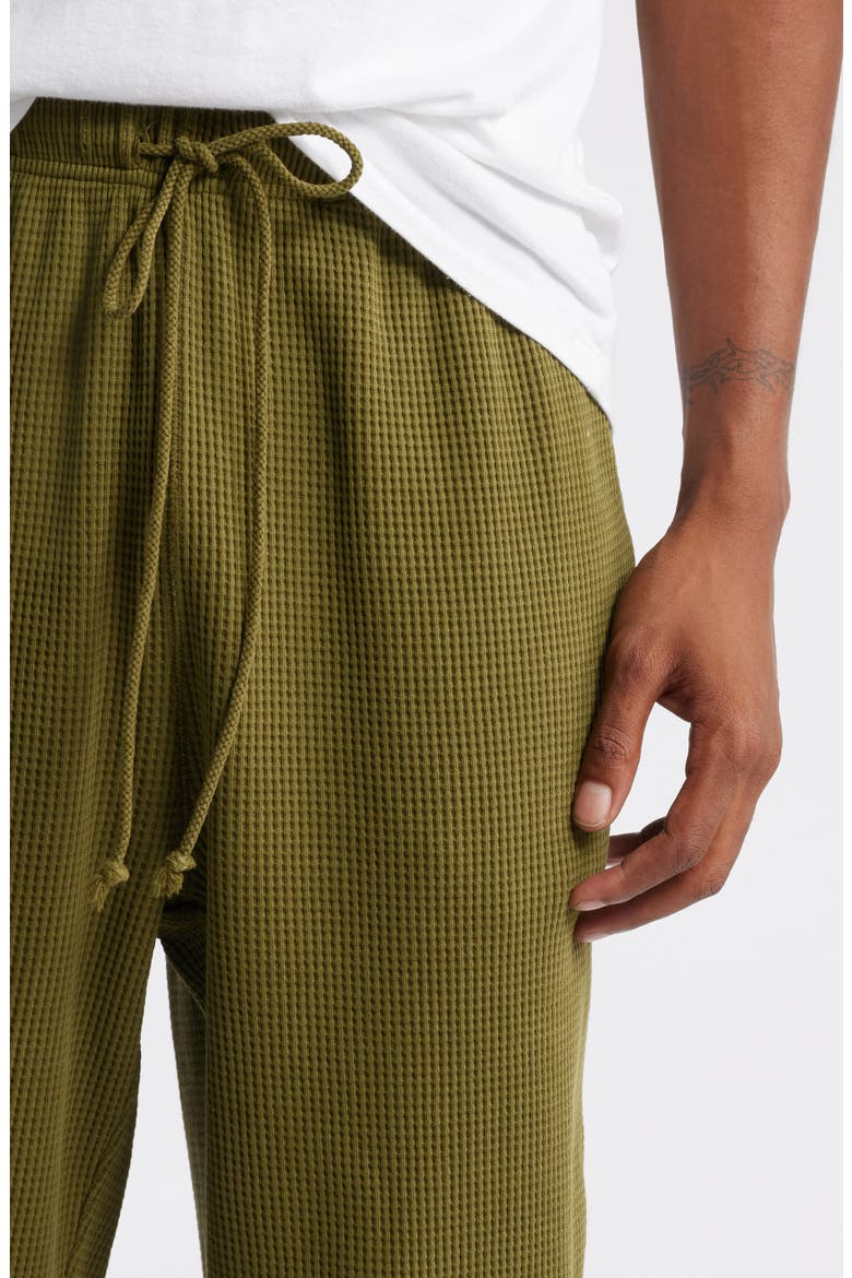 Core Cotton Thermal Sweatpants, Alternate, color, VINTAGE OLIVE