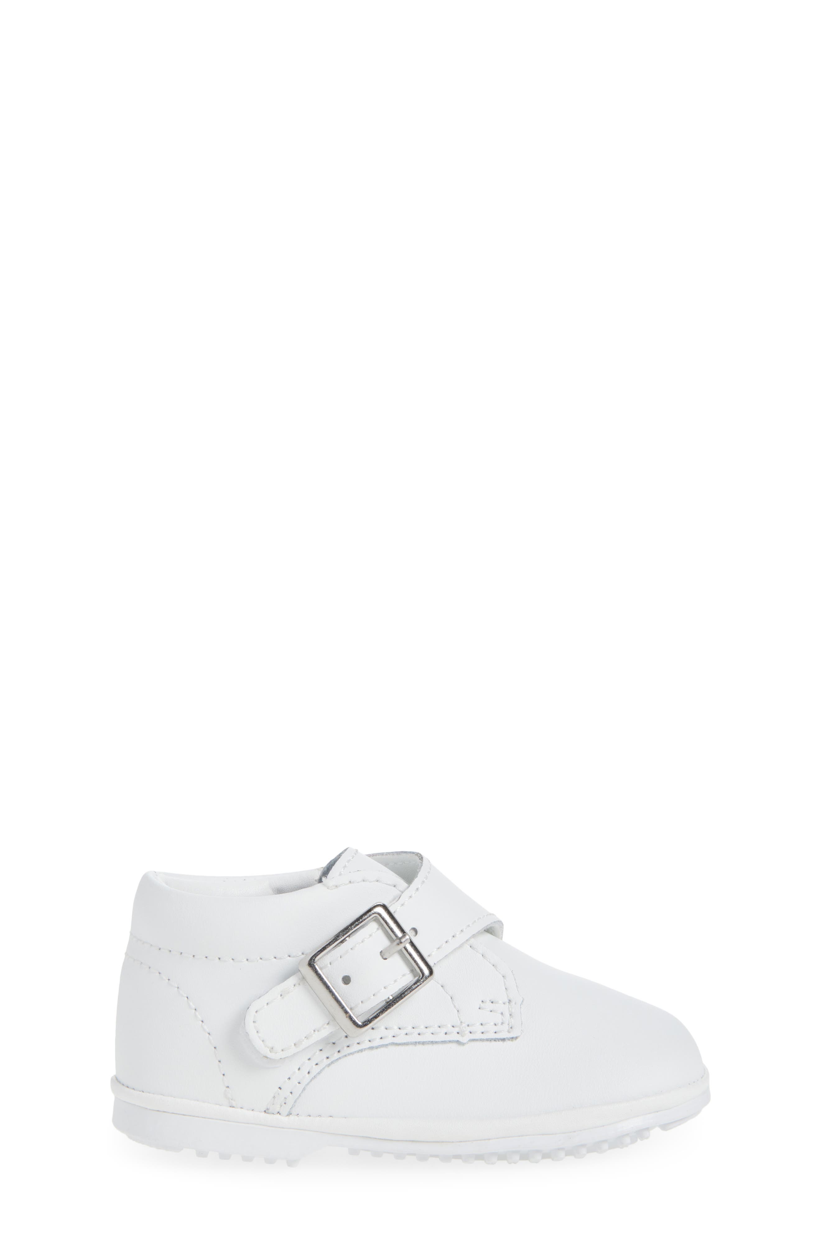 L'AMOUR Finch Crib Shoe, Alternate, color, White