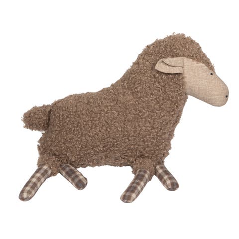 Faux Sheep Shaped Pillow