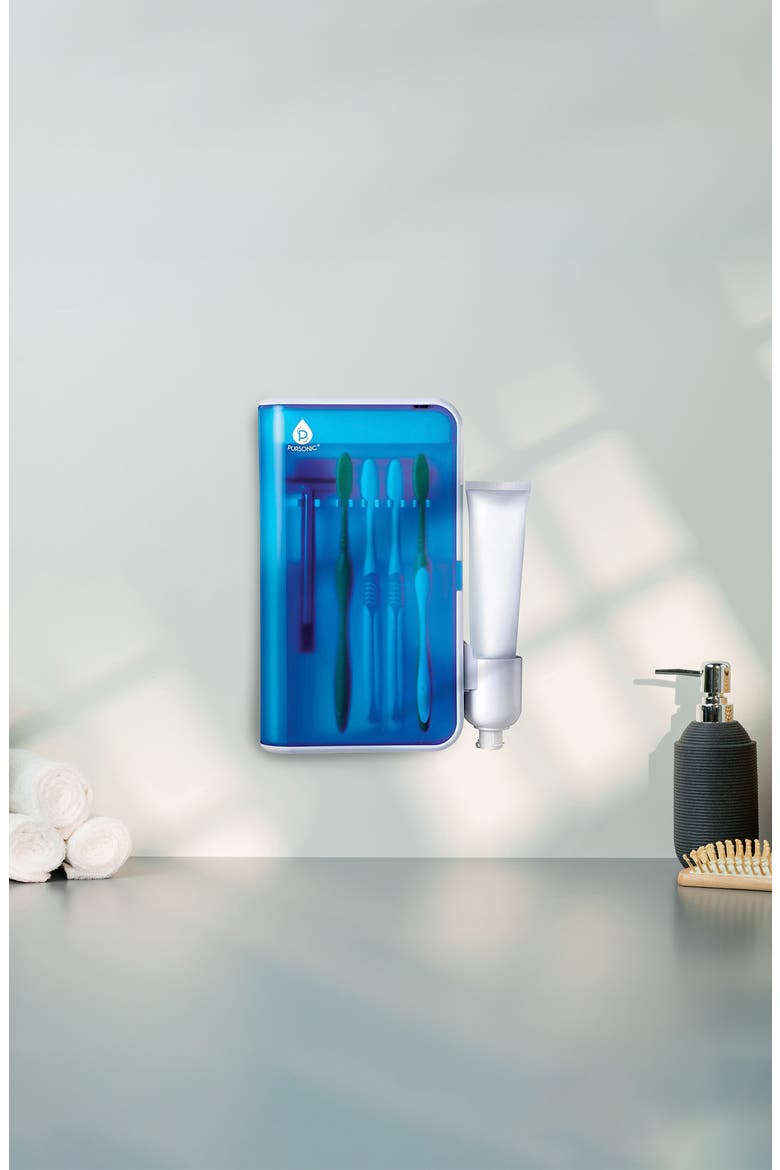 UV Family Toothbrush Sanitizer, Alternate, color, BLUE