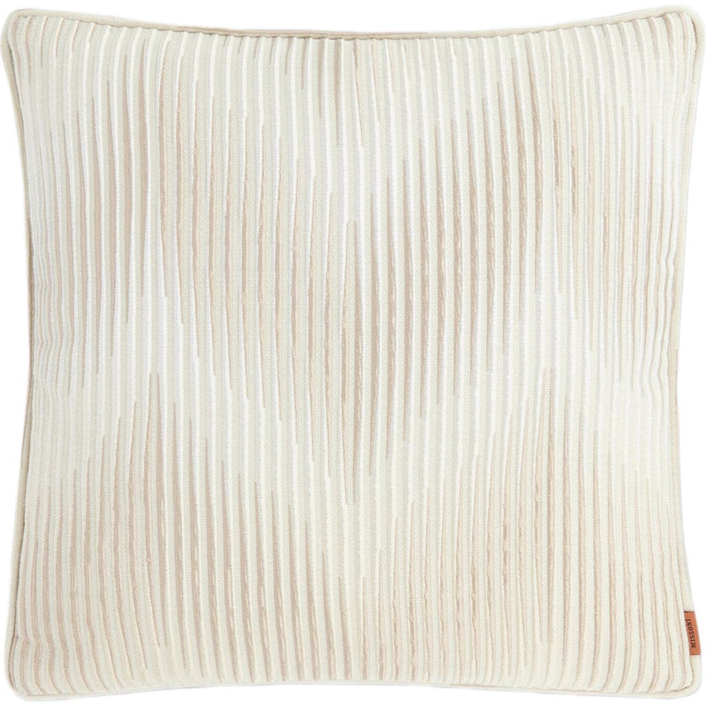 Missoni Home Ande 40x40 Cm Cushion With Faded Chevron in White  product