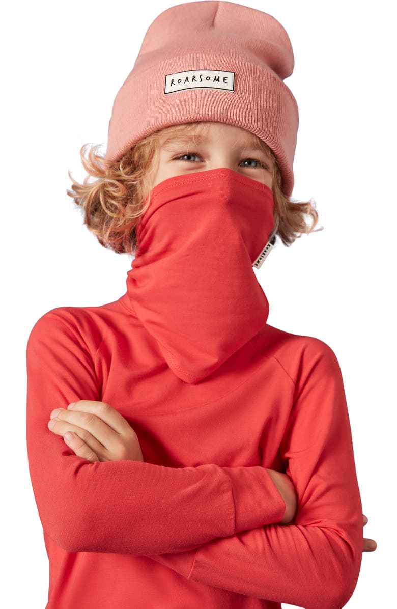 Roarsome Long Sleeve Base Layer, Alternate, color, Red