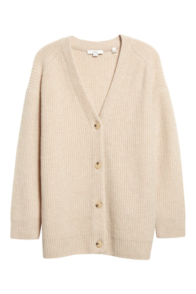 Raglan Sleeve Wool & Cashmere Sweater, Alternate, color, ECRU