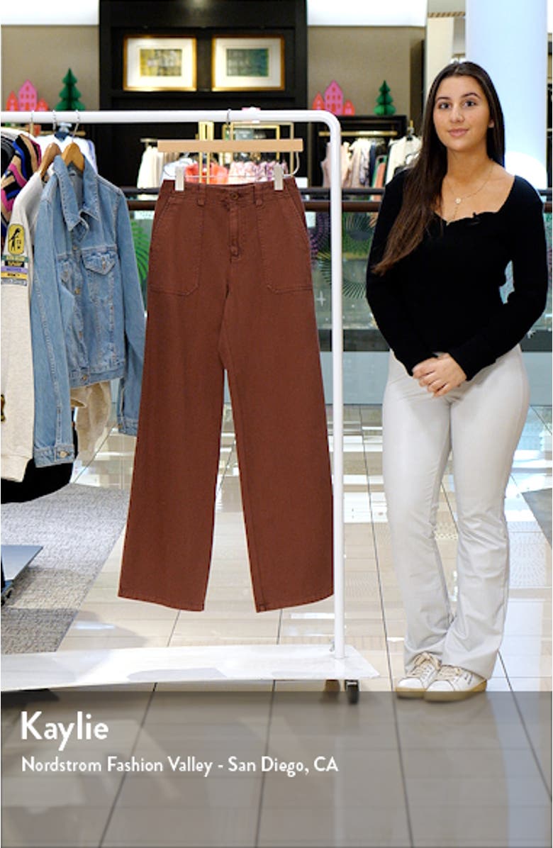 Utility High Waist Wide Leg Pants, sales video thumbnail