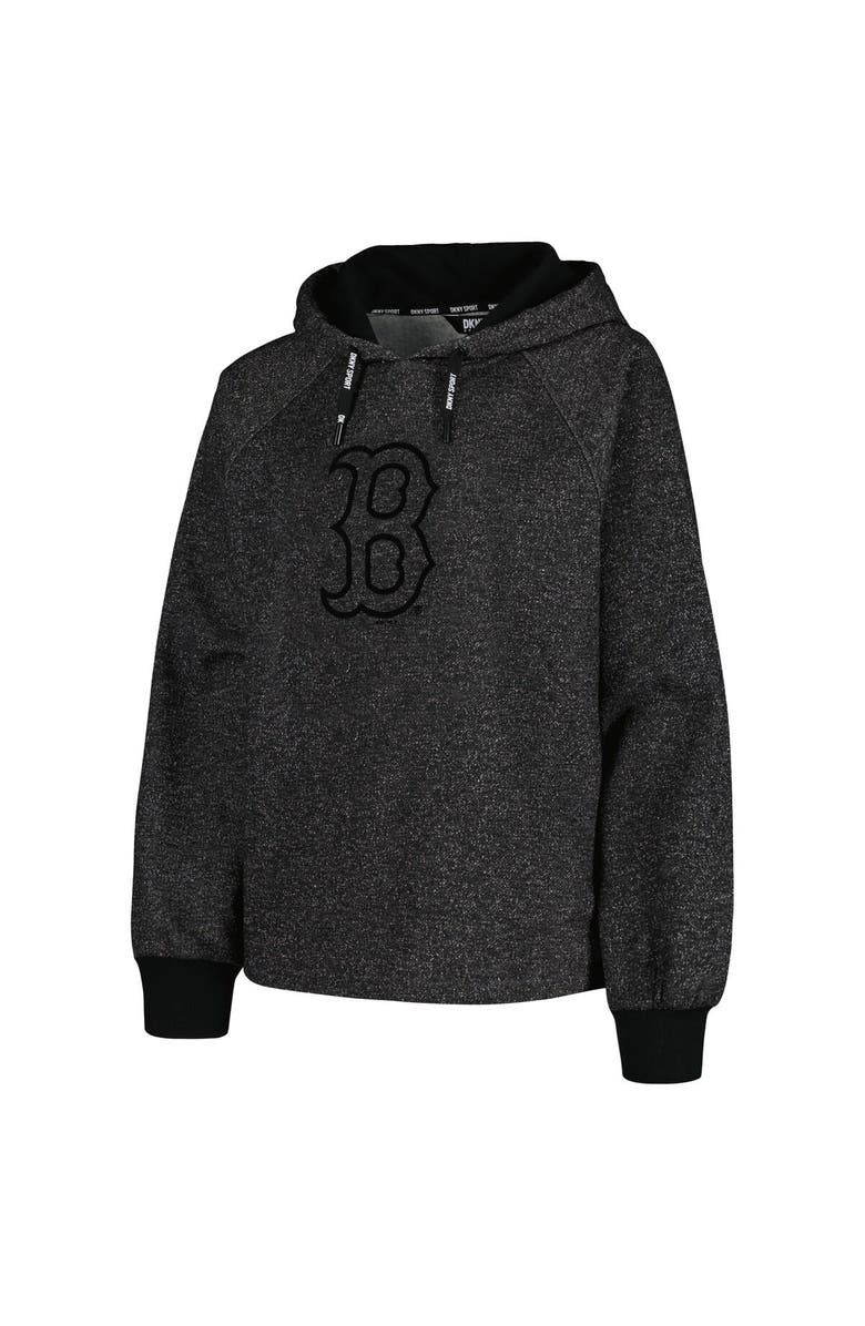 DKNY SPORT Women's DKNY Sport Black Boston Red Sox Debbie Dolman Raglan Pullover Hoodie, Alternate, color, Black