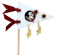 Color Shout Florida State University Pennant Pair Earring Set