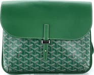 Pre-Owned Goyard Coursier Messenger Bag Coated Canvas and Leather