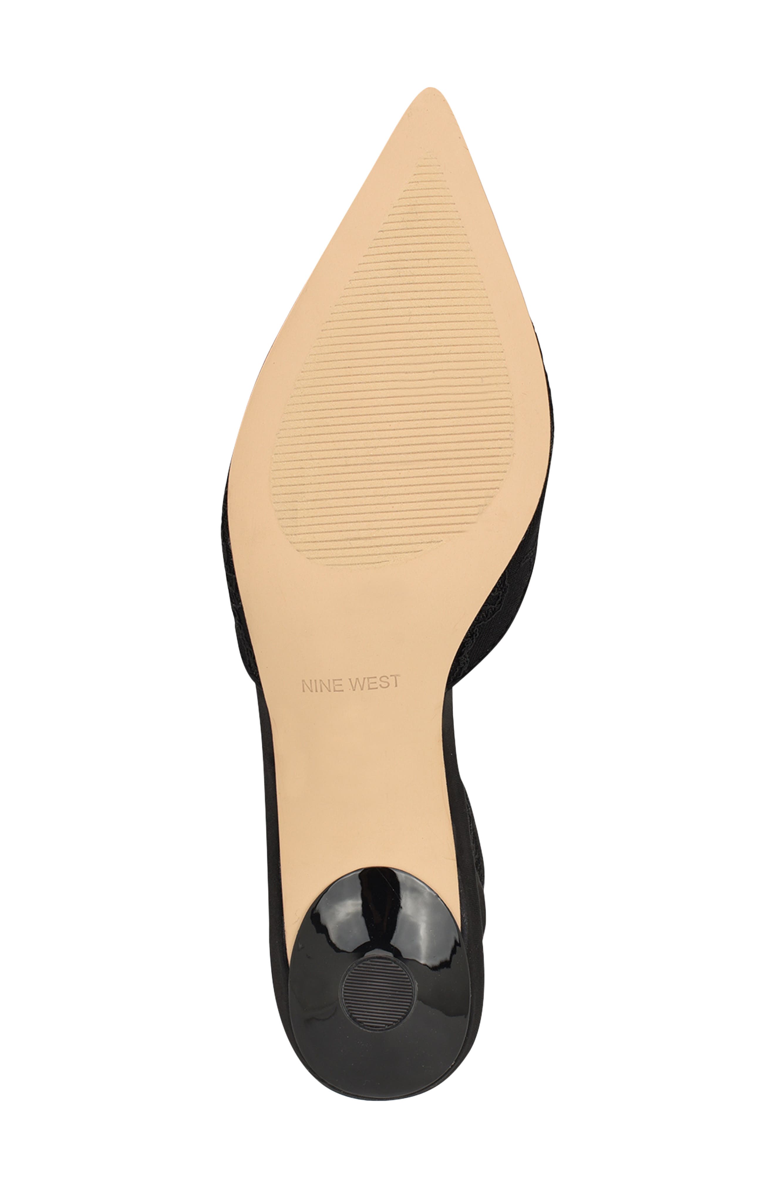 Nine West Rizze Slingback Pointed Toe Kitten Heel Pump, Alternate, color, 